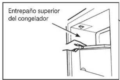 GE JT3800DHBB - ENTREPA-O SUPERIOR DEL CONGELADOR - 1