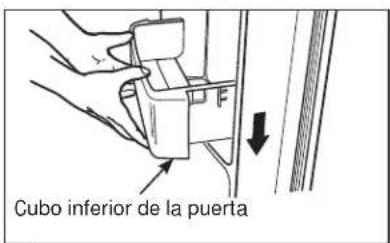 GE JT3800DHBB - CUBOS INFERIORES FIJOS DE LA PUERTA - 1