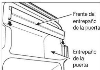 GE JT3800DHBB - FRENTES DE LOS ENTREPA-OS DE LA PUERTA DEL CONGELADOR - 1
