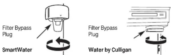 GE JT3800DHBB - Filter bypass plug - 1