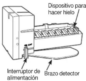 GE JT3800DHBB - El dispositivo automatico para hacer hielo. - 1