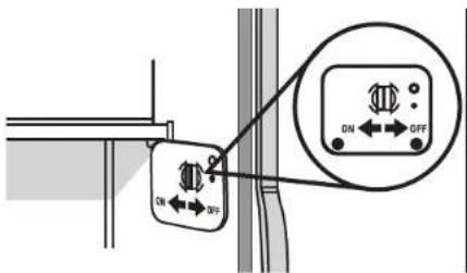 JENN-AIR JS42NXFXDE - TO TURN THE ICE MAKER ON/OFF: - 1