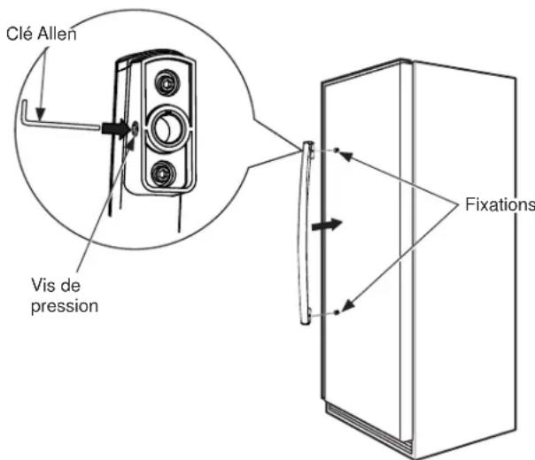 GE FUF14DLRWW - Poignée de Porte - 1