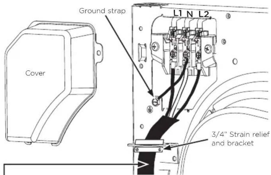 Fisher & Paykel DE4024P1 - Connecting dryer using 3-wire connection - 1