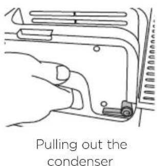 Fisher & Paykel DE4024P1 - To clean the condenser: - 1