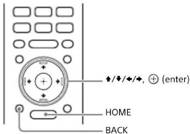 SONY HTX9000F - como usar el menu de inicio - 1