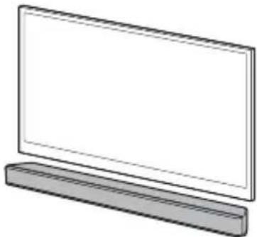 SONY HTX9000F - Montaje de la barra parlante en una pared - 1