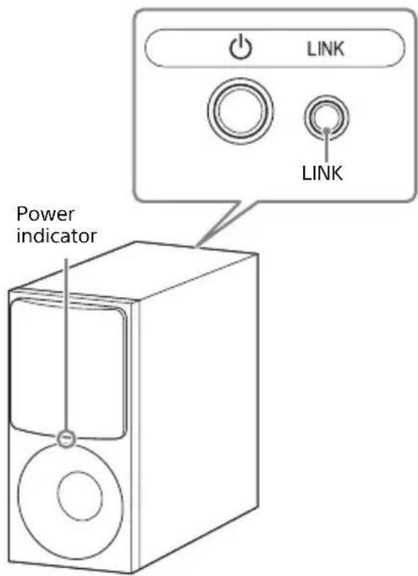 SONY HTX9000F - Performing the Wireless Connection of the Subwoofer (SECURE LINK) - 1