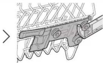 Dacor Modernist DDW24T999BB - Pour retirer le panier supérieur - 3