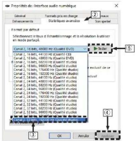 DENON PMA150H - Vérification de la sortie audio. - 2