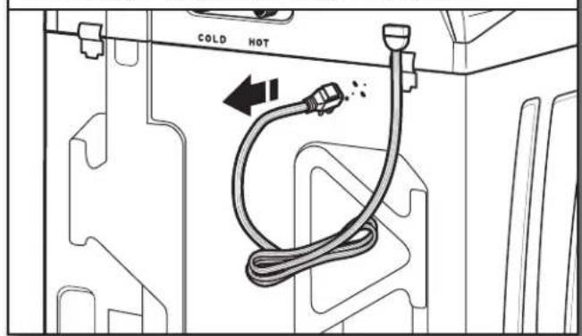 MAYTAG MVW8230HC - Libérer le cordon d'alimentation - 1