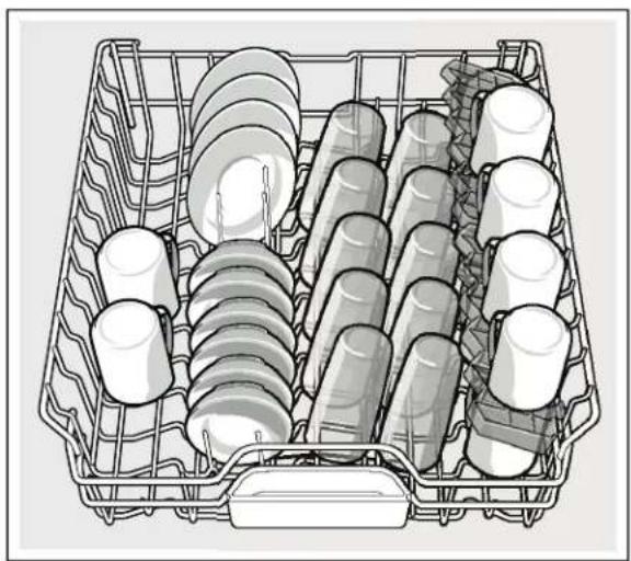 GAGGENAU DF250762 - Loading patterns for upper rack - 2