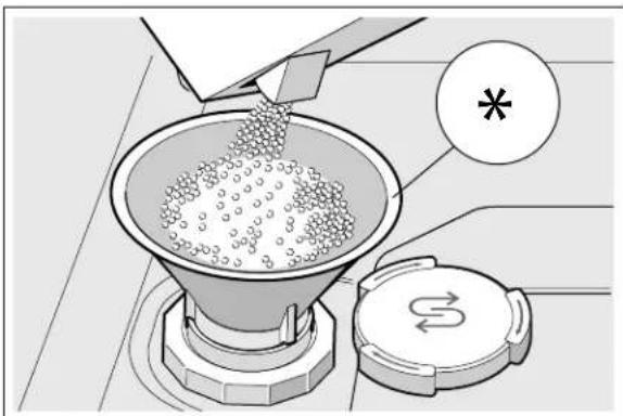 GAGGENAU DF250762 - Remplissez les sels comme suit : - 1