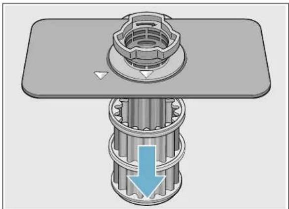 GAGGENAU DF250762 - Pour vérifier ou nettoyer le système de filtration : - 2