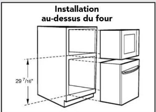 VIKING VMOS501SS - Choix de l'emplacement de votre four micro-ondes encastré - 2