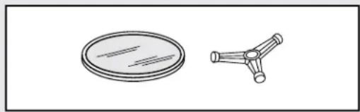VIKING VMOS501SS - PLATEAU TOURNANT ET SUPPORT DE PLATEAU TOURNANT - 1