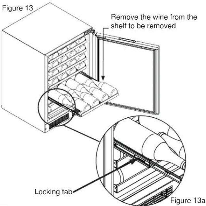 VIKING VWUI5150GLSS - To re-install a shelf: - 1