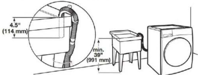 WHIRLPOOL WFW862CHC - Laundry tub drain system - 1
