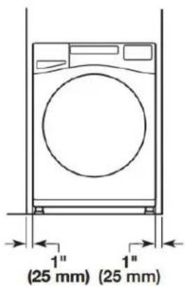 WHIRLPOOL WFW862CHC - Custom cabinet installation - 2