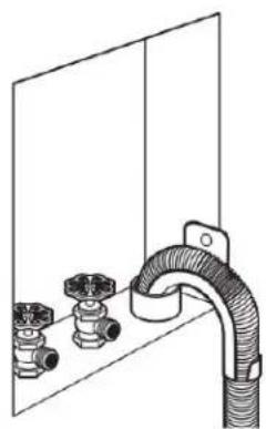 WHIRLPOOL WFW862CHC - Place drain hose in standpipe - 2