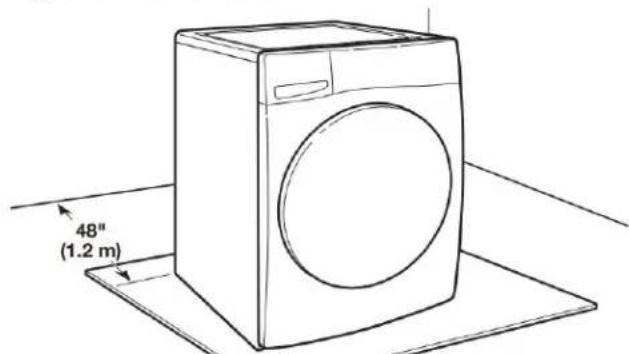 WHIRLPOOL WFW862CHC - Déplacer la laveuse - 1
