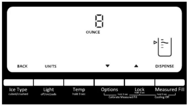 WHIRLPOOL WRX735SDHW - To Dispense Water (Measured Fill): - 1