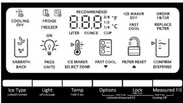 WHIRLPOOL WRX735SDHW - Uso de los controles - 1