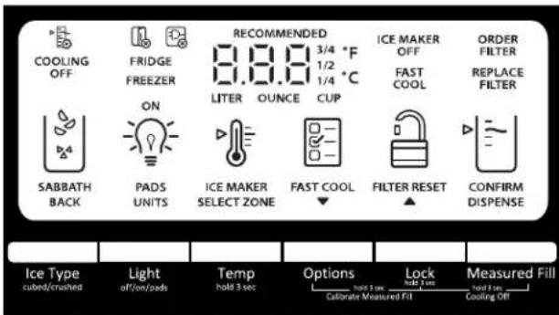 WHIRLPOOL WRX735SDHW - Using the Controls - 1