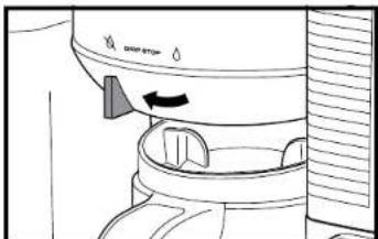 NINJA CM401 - CLOSING THE DRIP STOP AFTER A BREW - 1