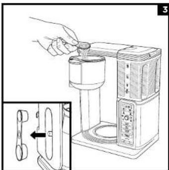 NINJA CM401 - USING THE BREW BASKET USING THE DRIP STOP - 3