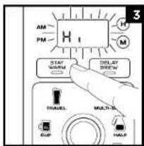 NINJA CM401 - AJUSTEMENT DE LA DUREE ET DE LA TEMPERATURE - 3