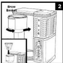 NINJA CM401 - PREPARING YOUR NINJA SPECIALTY COFFEE MAKER FOR USE - CONT. BR - 2