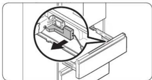 SAMSUNG RF23M8070SG - Detach the FlexZone™ drawer - 2