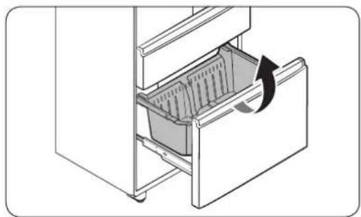 SAMSUNG RF23M8070SG - Retire el cajón del congelador - 2
