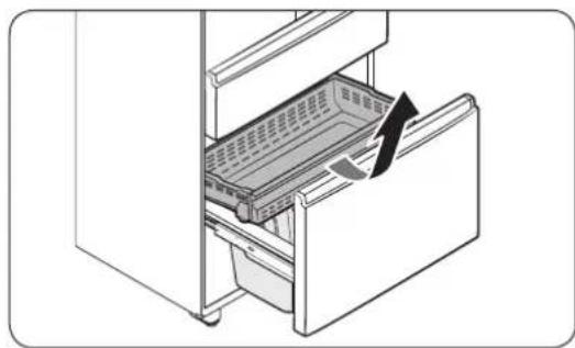 SAMSUNG RF23M8070SG - Detach the freezer drawer - 1