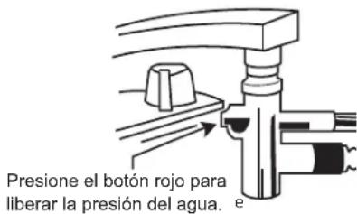 HAIER QDT125SSLSS - Retire la Manguera de Acople Rápido desde el Grifo - 1
