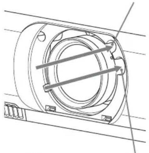 SONY VPLCX276 - Regolazione dell'inclinazione del proietto tramite lo spostamento dell'obiettivo - 2