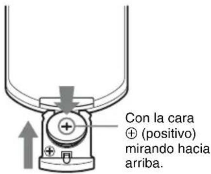 SONY VPLCX276 - Instalacion de las pilas - 2