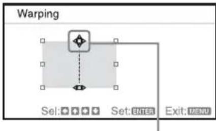 SONY VPLCX276 - Correcting deflection ②-The top/bottom edges of the image - 2