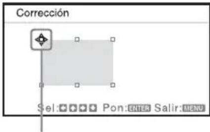 SONY VPLCX276 - Las esquinas de laImagen que se van a corregir - 1