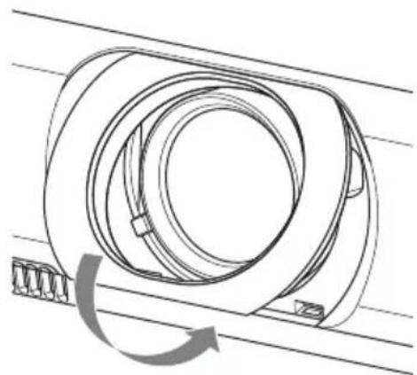 SONY VPLCX276 - Réglage de l'inclinaison du projecteur par déplacement du bloc optique - 3