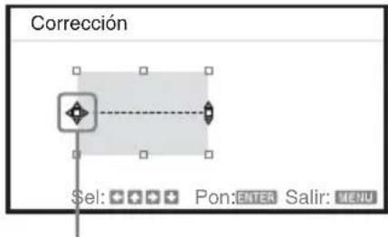 SONY VPLCX276 - Corrección de desviación ①- Bordes derecho e izquierdo de laImagen - 2
