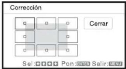 SONY VPLCX276 - Corrección de desviación ①- Bordes derecho e izquierdo de laImagen - 1