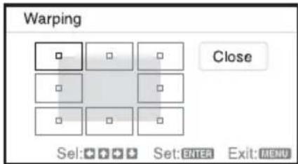 SONY VPLCX276 - Correcting deflection ②-The top/bottom edges of the image - 1