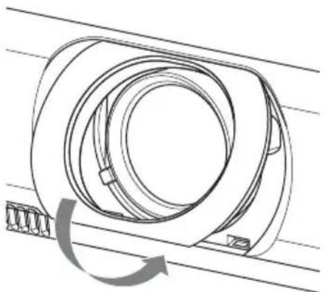 SONY VPLCX276 - Ajuste de la inclinacion del projector con el desplazamento de lente - 3