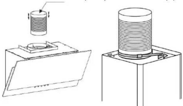 Orbegozo DS 74160 BL - Outside vent - 4