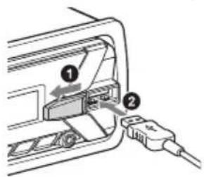 SONY DSXM55BT - Raccordement d'un périphérique USB - 1