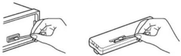 SONY DSXM55BT - Limpieza de los conectores - 1