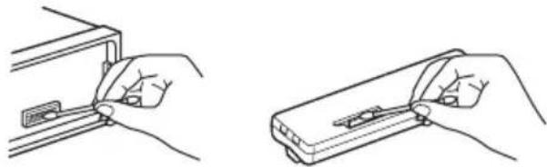 SONY DSXM55BT - Cleaning the connectors - 1