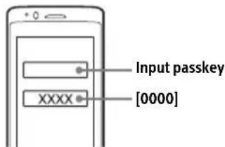 Input passkey [0000]